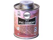 Wm Harvey Co 018110 24 .5 Pint Clear PVC Cement