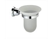 Artos C 03 3BN Frosted Glass Tumbler and Holder Brushed Nickel