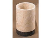 EVCO International 74625 Champagne Marble Inverary Banded Tumbler