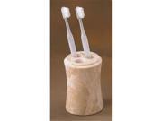 EVCO International 74584 Champagne Marble Fenway Tooth Brush Holder