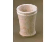 EVCO International 74594 Champagne Marble Fluted Tumbler