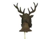 IWGAC 0170S 08650 Large CAST IRON Deer Head Bell
