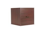 Organize It All 84717 15 in. Single Drawer Storage Cube in Cherry