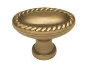 Belwith Bwp104 07 1 .13 In. Oval Knob Antique Brass