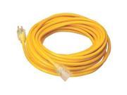 Coleman Cable 647202 25 Ft. 12 3 Orange Ext Cord