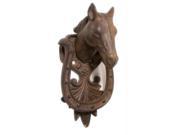 IWGAC 0170S 11618 Horse Door Knocker Cast Iron