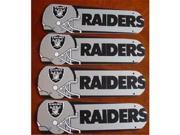 Ceiling Fan Designers 42SET NFL OAK NFL Oakland Raiders Football 42 In. Ceiling Fan Blades Only