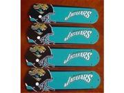 Ceiling Fan Designers 42SET NFL JAX NFL Jacksonville Jaguars Football 42 In. Ceiling Fan Blades ONLY