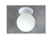 Westinghouse Lighting 8557100 Gloss White Machine Blown Glass Globe Shade Pack of 6