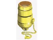 Leviton Polished Brass Pull Chain Lamp Socket Interior Mechanism 014 19980 PG