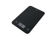 American Weigh Scales ONYX 5KG BLK Kitchen Scale with Large Glass