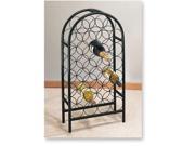 Old Dutch 081MB 17 Inch x 8 Inch x 33.75 Inch 27 Bottle Matte Black Wine Rack