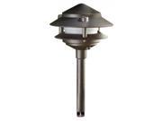 Dabmar Lighting LV102S BZ Cast Aluminum Two Tier Pagoda Light Bronze