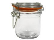 Anchor Hocking 98907 9.4 Oz Glass Heremes Clamp Jar Case of 12