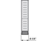 Blum Bzhi.533Bi1A 4 .25 In. Orga Line For Wood Drawers Stainless Steel