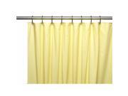 Carnation Home Fashions USC 8 12 8 gauge Anti Mildew Shower Curtain Liner Yellow