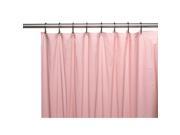 Carnation Home Fashions USC 8 18 8 gauge Anti Mildew Shower Curtain Liner Pink