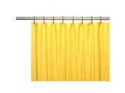 Carnation Home Fashions USC 8 85 8 gauge Anti Mildew Shower Curtain Liner Canary Yellow