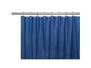 Carnation Home Fashions USC 8 88 8 gauge Anti Mildew Shower Curtain Liner Monaco Blue
