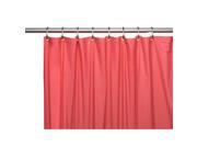 Carnation Home Fashions USC 8 89 8 gauge Anti Mildew Shower Curtain Liner Raspberry