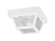 Westinghouse Lighting 6697500 8.25 in. White Square Exterior Porch Light