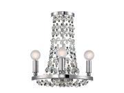 Crystorama Lighting 1542 CH MWP Channing Collection Wall Sconce Polished Chrome