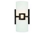 Design House 514604 Monroe 2 Light Wall Sconce Oil Rubbed Bronze Finish 514604