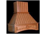 Omega Qnpr2436Sms3Huf1 36 In. Arched Nantucket Wood Range Hood Hickory