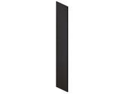 Salsbury 33336BLK Side Panel For 21 Inch Deep Designer Wood Locker With Sloping Hood Black