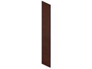 Salsbury 22236MAH Side Panel For 21 Inch Deep Extra Wide Designer Wood Locker With Sloping Hood Mahogany