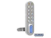 Salsbury 11190SLV Electronic Lock For Solid Oak Executive Wood Locker Door Silver