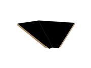 Salsbury 33378BLK Sloping Hood Filler Corner For 18 Inch Deep Designer Wood Locker Black