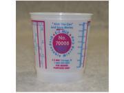 E Z Mix EMX 70008L 0.5 Pint Plastic Mixing Cup Lids Box Of 100