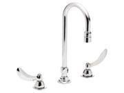 Delta Faucet Company 561240Lf Delta In. Teck In. Widespread Gooseneck 2 Hdl Lavatory Faucet Lead Free
