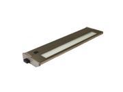 American Lighting 043X 2 BS 14 in. Hardwired Xenon Under Cabinet Lighting Brushed Steel