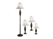 Ashley L603186 Metal Lamp Antique Brass Finish