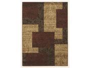 Ashley R197002 Medium Rug Red Brown And Gold