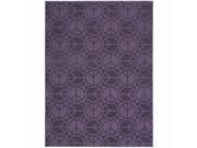 Garland Rug CL 17 RA 7696 18 Large Peace Purple 7 Ft. 6 In. x 9 Ft. 6 In. Area Rug