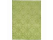 Garland Rug CL 17 RA 7696 19 Large Peace Lime 7 Ft. 6 In. x 9 Ft. 6 In. Area Rug