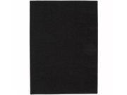 Garland Rug SZ 00 RA 0058 16 Shazaam Blackest Black 5 Ft. x8 Ft. Area Rug