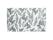 Orientworks B71058005 Outdoor Rug Patio Mat 5ft by 8ft Arctic Reversible Design in Black and White as Outdoor Area Rug by b.b.begonia