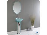 Fresca FVN1053 Vitale Modern Glass Bathroom Vanity with Mirror
