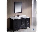 Fresca Oxford 54 Espresso Traditional Bathroom Vanity w 2 Side Cabinets FVN20 123012ES