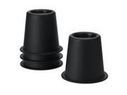 Creative Bath Products GBR02BLK BLK Round Bed Risers Black 4 Pack Case of 6