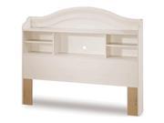 South Shore 3210093 Full Size Bookcase Headboard In Vanilla Cream