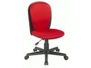 Chintaly Imports 4245 CCH RED Fabric Back and Seat Red Youth Desk Chair