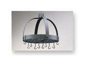 Old Dutch 18.5 x 21 Dome Graphite Pot Rack with Grid and 16 Hooks 102GU