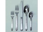 Ginkgo 079914 61005 6 Oakleaf 5 Piece Place Setting 18 10 Stainless Hammered Finish