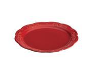 Paula Deen 58686 Signature Dinnerware Spiceberry 14 Inch Round Platter Red