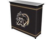 Trademark Poker CLC8000 ARM Army Black KnightsT 2 Shelf Portable Bar with Case